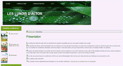 Desktop Screenshot of les-lundis-daltor.com